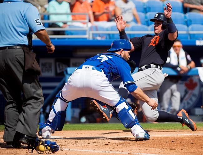 McCann drives in two runs to lead Tigers to win, Pompey homers for Blue Jays | iNFOnews.ca McCann drives in two runs to lead Tigers to win, Pompey homers for Blue Jays | iNFOnews.ca