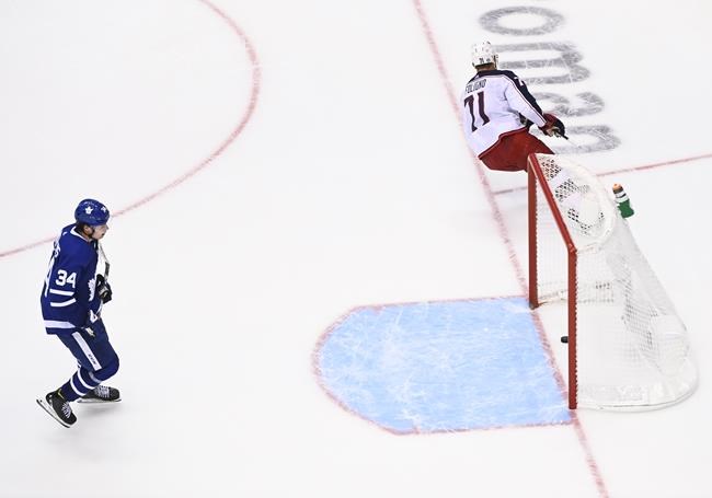 Blue Jackets shut out Maple Leafs 3-0 to win series 3-2 and send Toronto packing | iNFOnews.ca