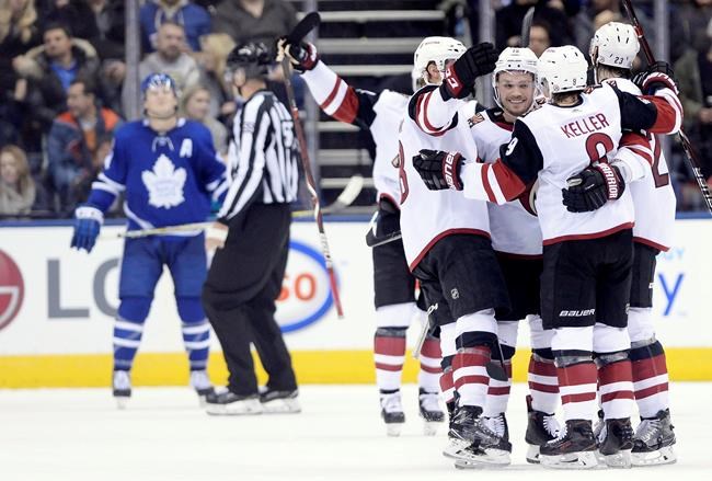 Raanta, Coyotes beat Maple Leafs 4-1; end Toronto's win streak at six games | iNFOnews.ca Raanta, Coyotes beat Maple Leafs 4-1; end Toronto's win streak at six games | iNFOnews.ca