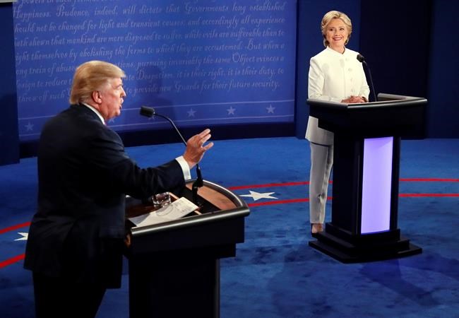 AP FACT CHECK: Trump, Clinton and their debate claims | iNFOnews.ca CP203222896