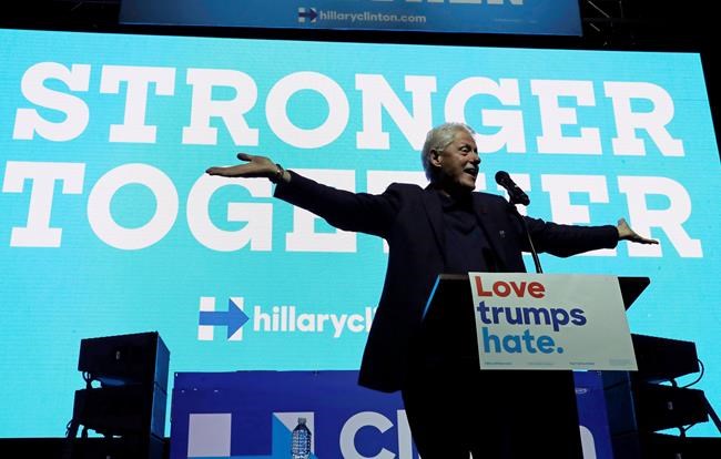 The Latest: Bill Clinton stumps for Hillary at Vegas concert | iNFOnews.ca