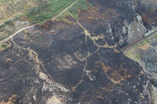 Wildfire uncovers hidden World War II-era landmark | iNFOnews.ca