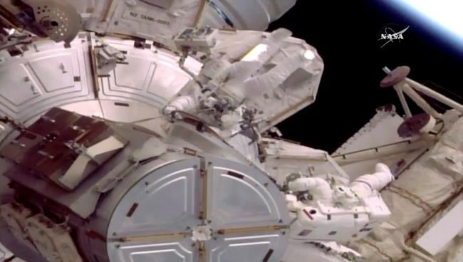 Astronauts ace station's 200th spacewalk, shortened by leak | iNFOnews.ca