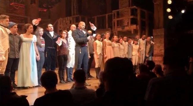 'Hamilton' member gives Pence earful; Trump: "Apologize!" | iNFOnews.ca