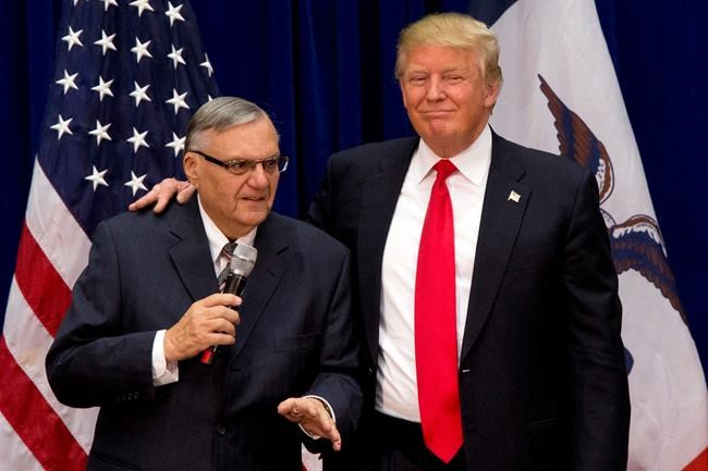 With Trump pardon, Arpaio again wiggles out of legal trouble | iNFOnews.ca CP657207438