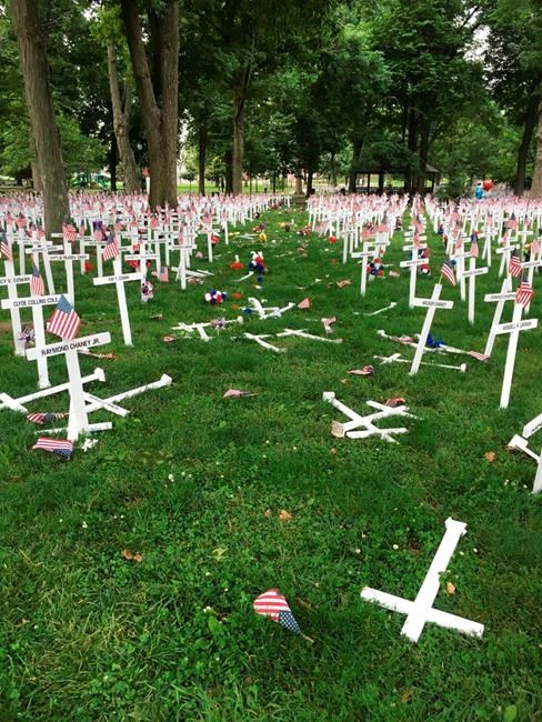 Police: Man drives through Kentucky memorial cross display | iNFOnews.ca Police: Man drives through Kentucky memorial cross display | iNFOnews.ca