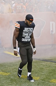 Browns' Andrew Hawkins says wearing shootings protest T-shirt "was right thing to do" | iNFOnews.ca