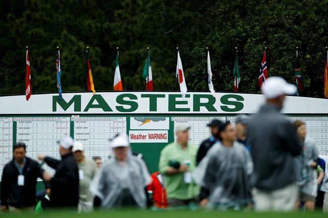 No rite of spring for golf: Masters postponed due to virus | iNFOnews.ca CP646805423
