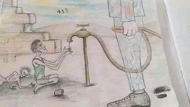 Migrant in Libya relives brutal detention through sketches | iNFOnews.ca CP2027914334
