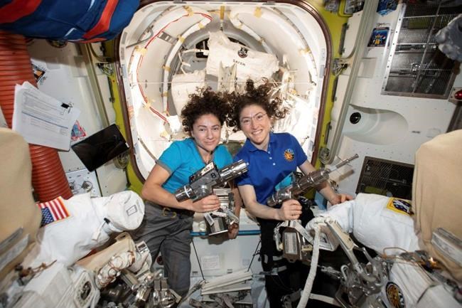 Space station's 2 women prep for 1st all-female spacewalk | iNFOnews.ca