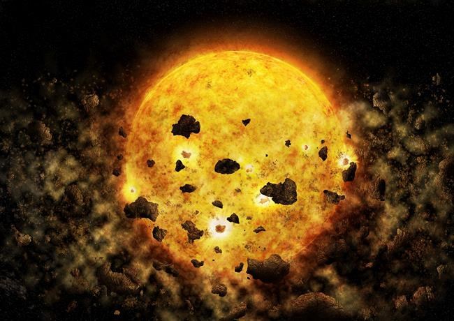 Astronomers spy nearby star that could be chomping a planet | iNFOnews.ca