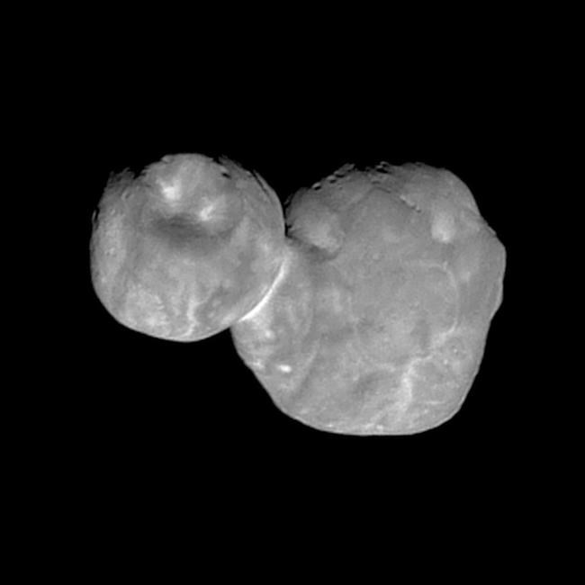 Faraway space snowman is pitted and has bright 'collar' | iNFOnews.ca