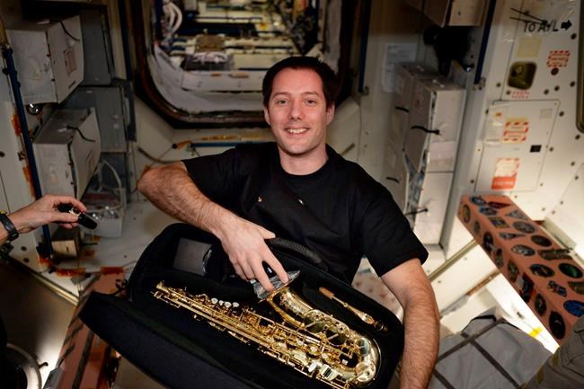 Sax in space: French astronaut delighted with birthday gift | iNFOnews.ca