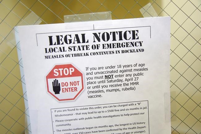 Measles count in US this year already more than all of 2018 | iNFOnews.ca