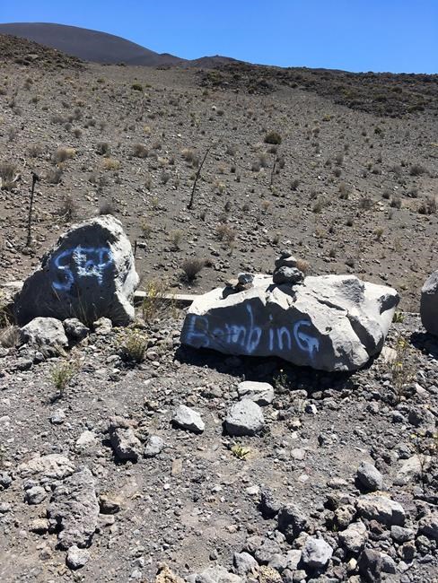Hawaii investigates graffiti found on revered mountain | iNFOnews.ca