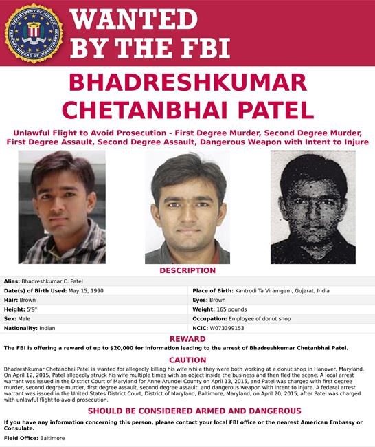 Dunkin' Donuts slaying suspect now on FBI's 'Most Wanted' | iNFOnews.ca