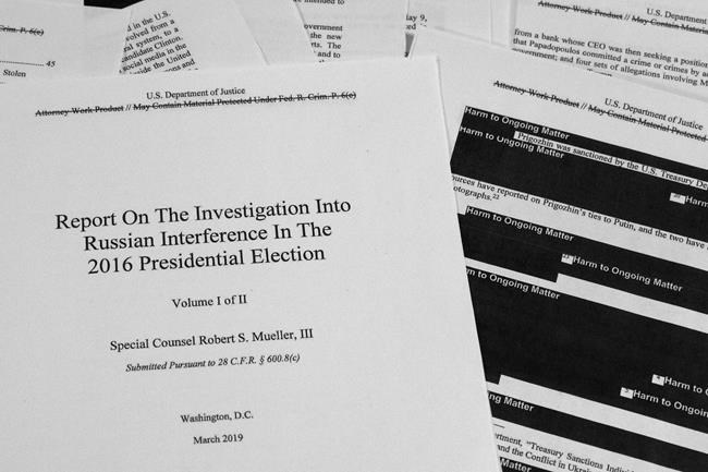Trump opponents turn the Mueller report into an art form | iNFOnews.ca