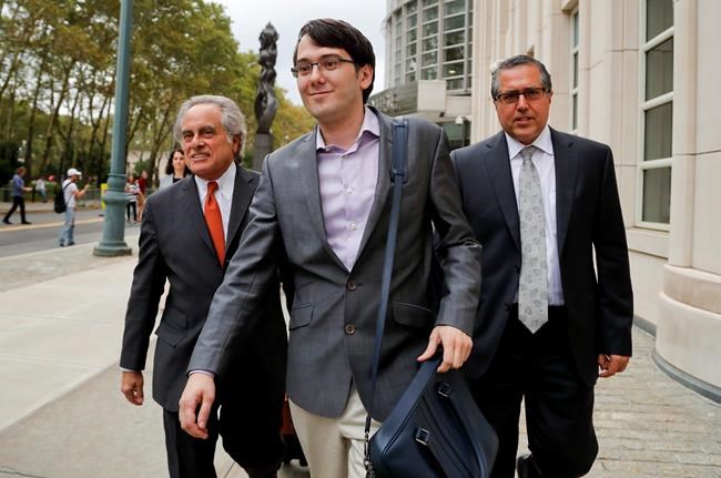 No verdict after 3rd day of deliberations in Shkreli trial | iNFOnews.ca