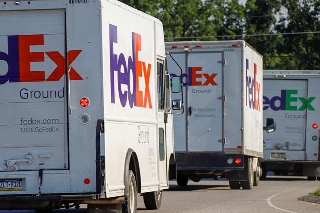 FedEx profit falls 40% amid higher costs, loss of Amazon | iNFOnews.ca