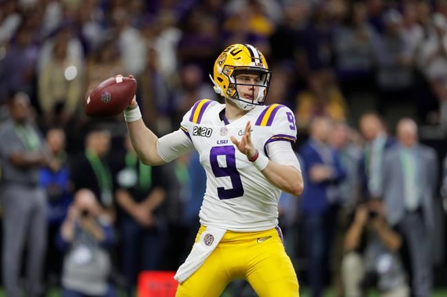 Hello Joe! Bengals take Heisman winner Burrow 1st overall | iNFOnews.ca Hello Joe! Bengals take Heisman winner Burrow 1st overall | iNFOnews.ca