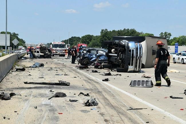 Police say trucker speeding in Indiana crash that killed 3 | iNFOnews.ca