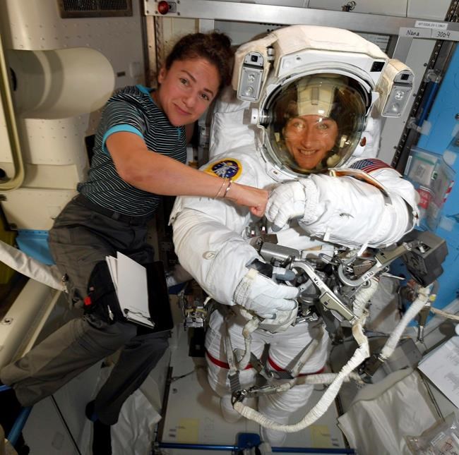 NASA sets 1st all-female spacewalk after suit flap in spring | iNFOnews.ca
