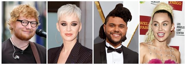 Ed Sheeran, Miley Cyrus, Katy Perry to perform at MTV VMAs | iNFOnews.ca