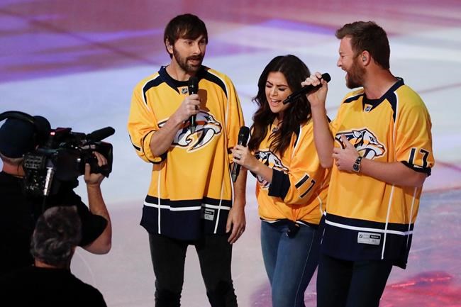 Upstaged: Predators anthem singer replaced by A-list artists | iNFOnews.ca CP1994375084