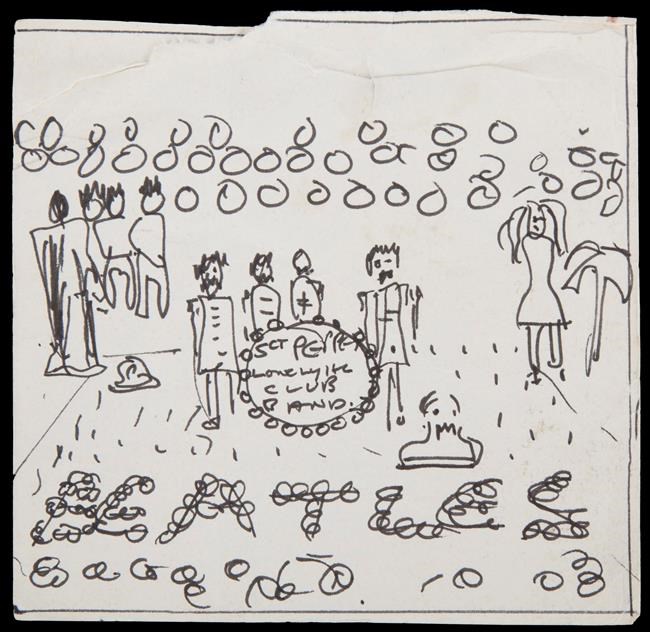 'Sgt. Pepper' sketch to be auctioned May 20 in New York | iNFOnews.ca