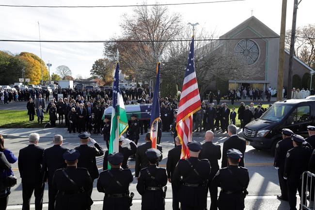 Thousands of officers line streets for slain NYC sergeant | iNFOnews.ca