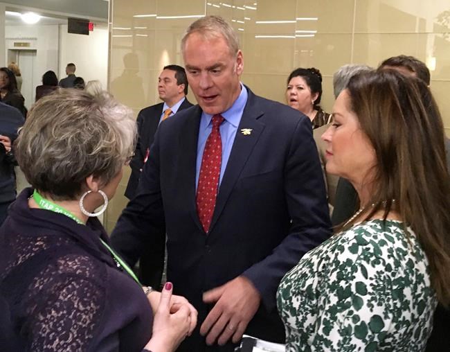 Interior denies wrongdoing involving Zinke's wife, travel | iNFOnews.ca