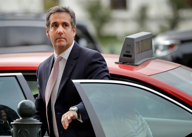 The Latest: Cohen agrees to talk to House committee Feb. 8 | iNFOnews.ca CP2018306345