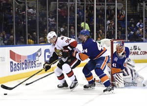 Thomas Hickey scores in overtime to give surging Islanders 3-2 win over Senators | iNFOnews.ca CP30955079