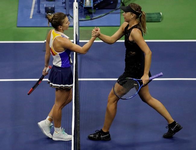 Emotional Sharapova tops No. 2 Halep at Open in Slam return | iNFOnews.ca