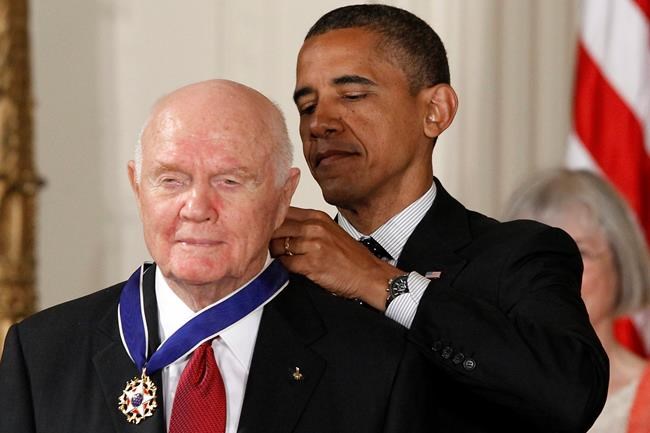 'Godspeed, John Glenn': Public hails hero of space, politics | iNFOnews.ca