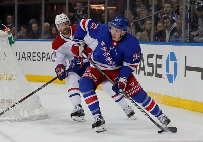 Armia scores 3 goals, Canadiens beat Rangers 4-2 | iNFOnews.ca