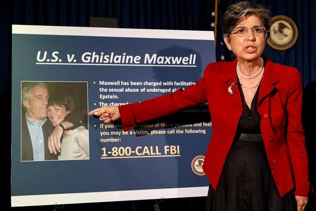 Prosecutors seek Friday court appearance for Epstein friend | iNFOnews.ca