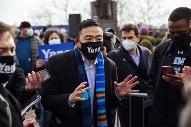 Ex-presidential candidate Andrew Yang joins NYC mayoral race | iNFOnews.ca