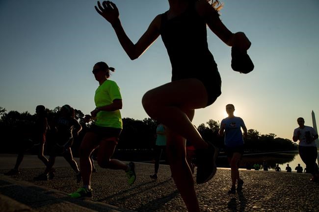 Forget the gym, workout buffs hit up national landmarks | iNFOnews.ca CP1952577462