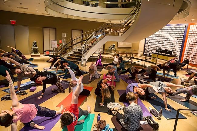 Museums offer yoga, meditation programs along with art | iNFOnews.ca