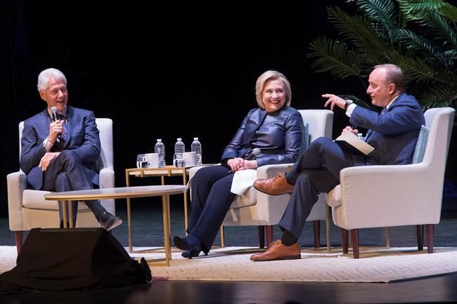 Hillary Clinton: Assange must 'answer for what he has done' | iNFOnews.ca CP1120215685