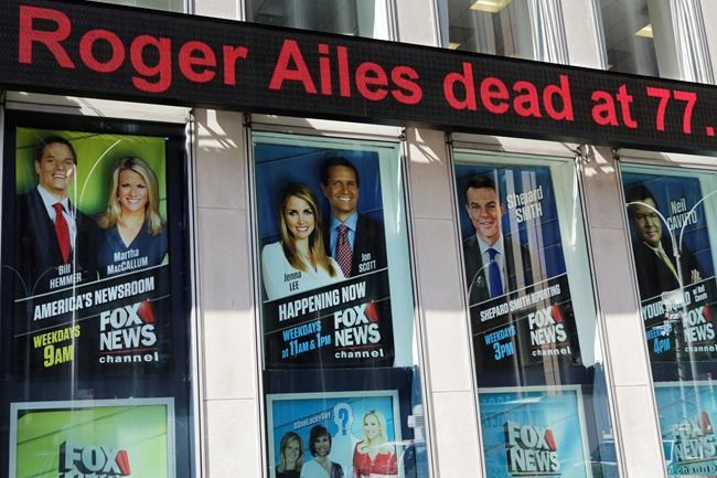 Fox News founder Roger Ailes died of complications from fall | iNFOnews.ca Fox News founder Roger Ailes died of complications from fall | iNFOnews.ca