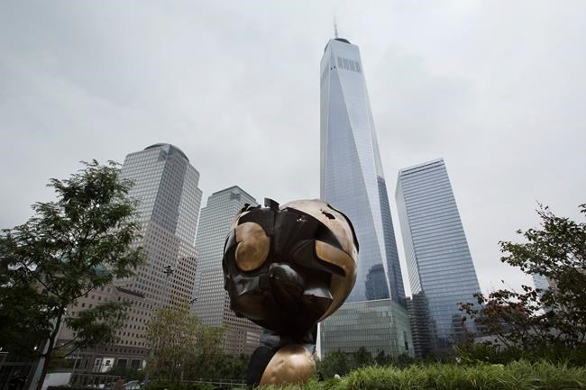 Sphere sculpture has new home overlooking 9-11 memorial | iNFOnews.ca