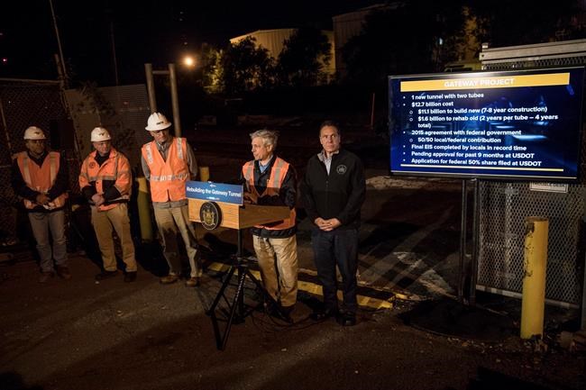 New York governor tours aging rail tunnel in funding push | iNFOnews.ca New York governor tours aging rail tunnel in funding push | iNFOnews.ca