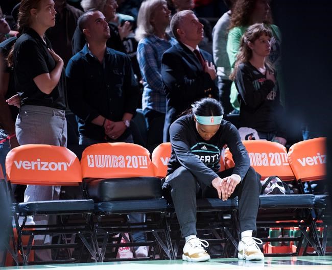 Anthem protests spread to colleges, WNBA player sits | iNFOnews.ca