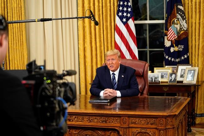 'Tough measures': Text of Trump's address on coronavirus | iNFOnews.ca CP109824878