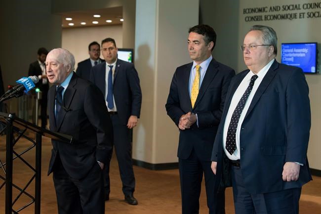 UN says issues 'narrowed' over Greece-Macedonia name dispute | iNFOnews.ca