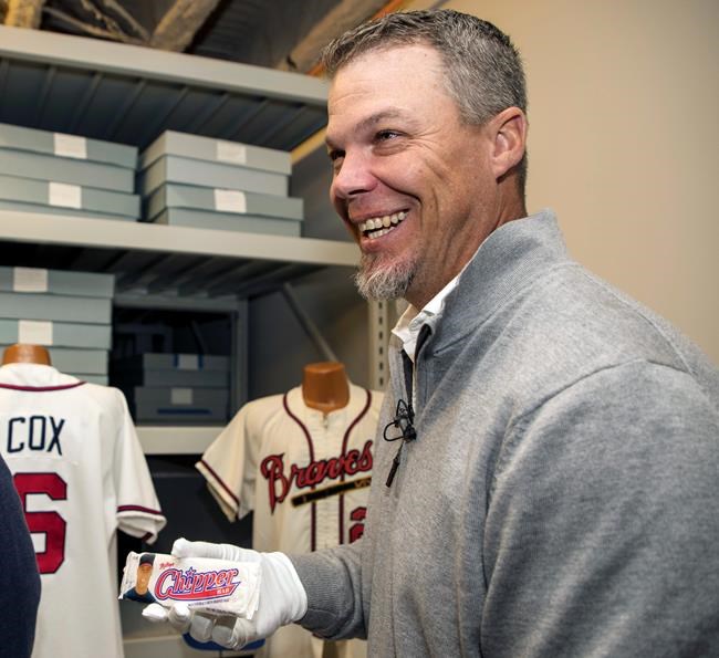 Chipper Jones filled with goose bumps on Hall of Fame visit | iNFOnews.ca Chipper Jones filled with goose bumps on Hall of Fame visit | iNFOnews.ca