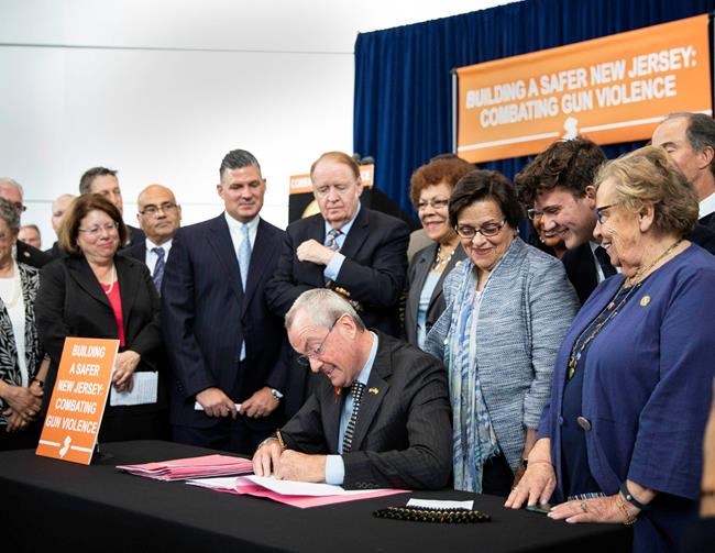 Governor signs 6 gun control measures in New Jersey | iNFOnews.ca