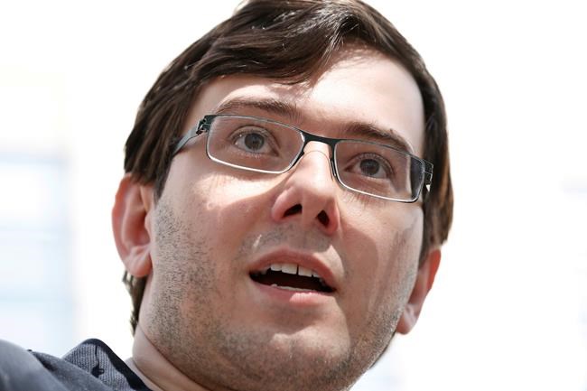 NY, feds sue 'Pharma Bro' for 'scheme' to keep drug price up | iNFOnews.ca NY, feds sue 'Pharma Bro' for 'scheme' to keep drug price up | iNFOnews.ca